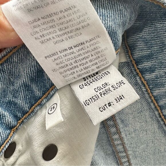 GRLFRND Cassidy Mid Rise Straight in Park Slope - Picture 6 of 10